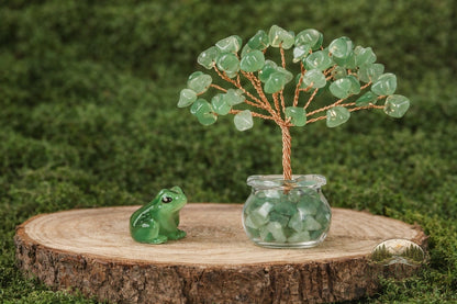 Green Crystal Tree & Frog Companion Premium Bundle