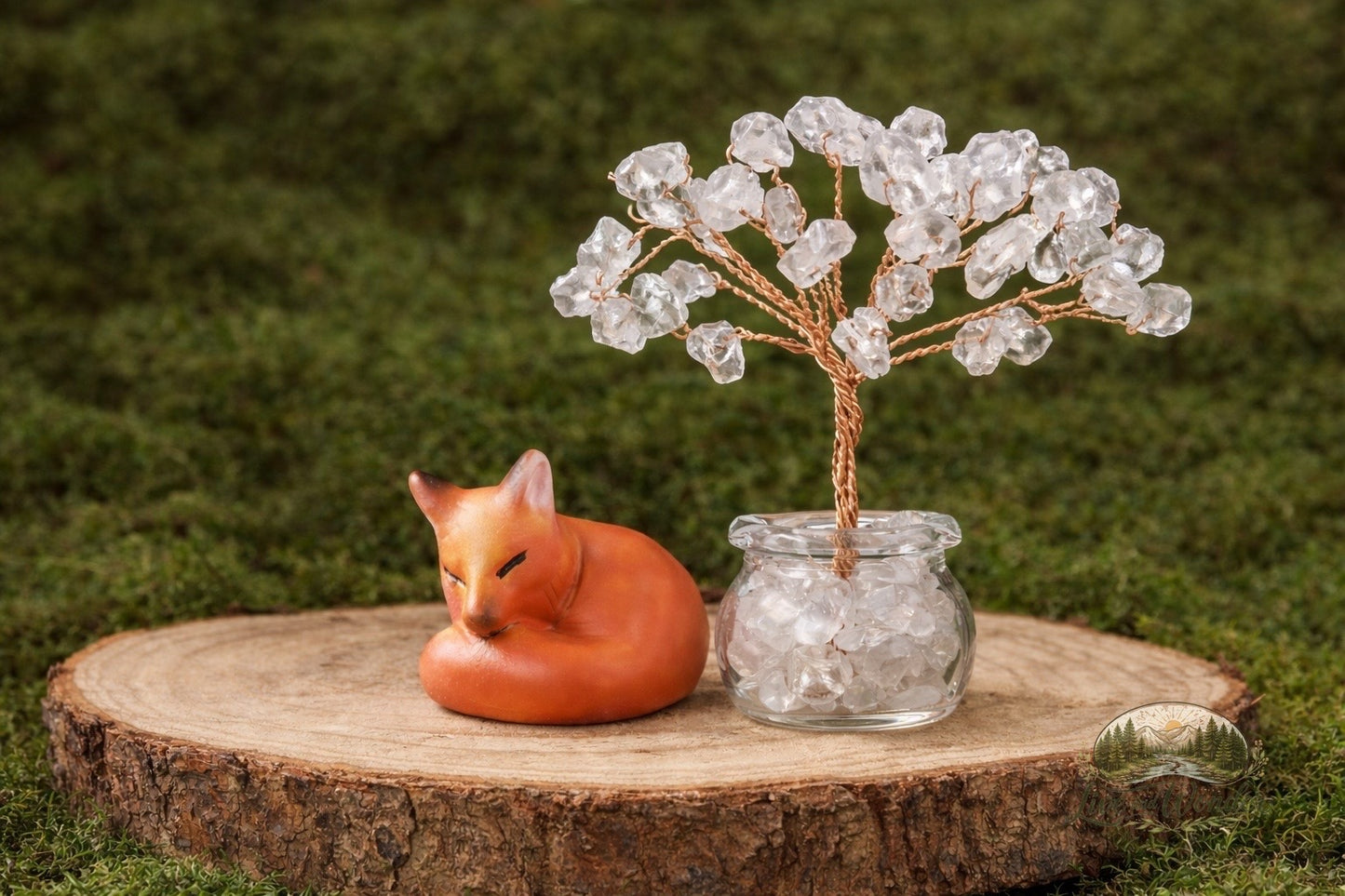 White Crystal Tree & Fox Companion Premium Bundle