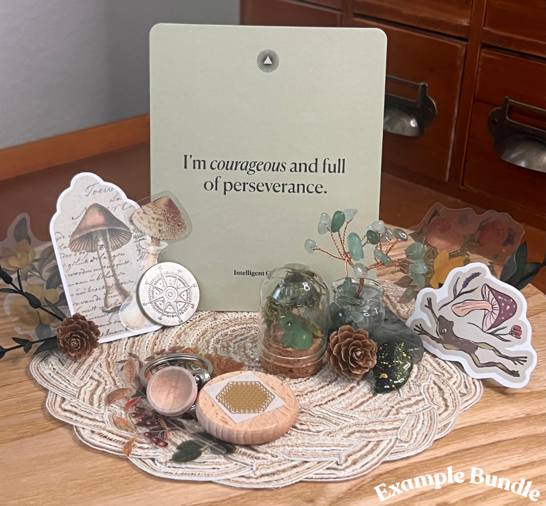 Green Crystal Tree & Frog Companion Premium Bundle