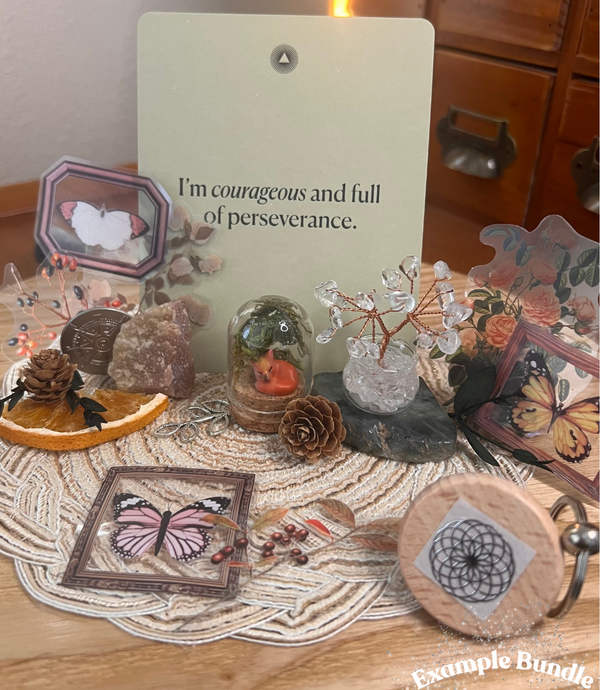 White Crystal Tree & Fox Companion Premium Bundle