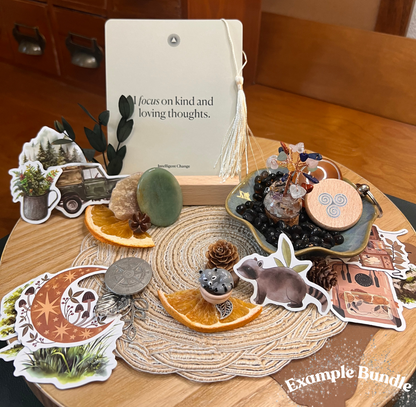 Rainbow Crystal Tree & Raccoon Companion Deluxe Bundle