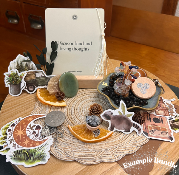 Rainbow Crystal Tree & Raccoon Companion Deluxe Bundle